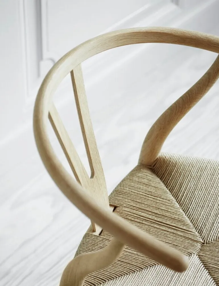 Carl Hansen & Søn CH24 Wishbone chair, soaped oak - natural cord