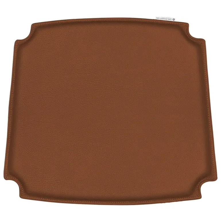 Carl Hansen & Søn CH24 Wishbone cushion, brown leather Loke 7748