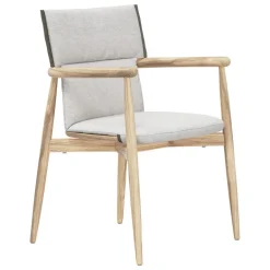 Carl Hansen & Søn Embrace E008 dining chair cushion, Agora Life Oat