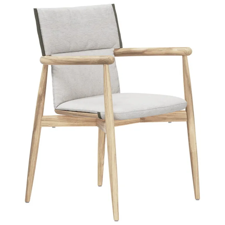 Carl Hansen & Søn Embrace E008 dining chair cushion, Agora Life Oat
