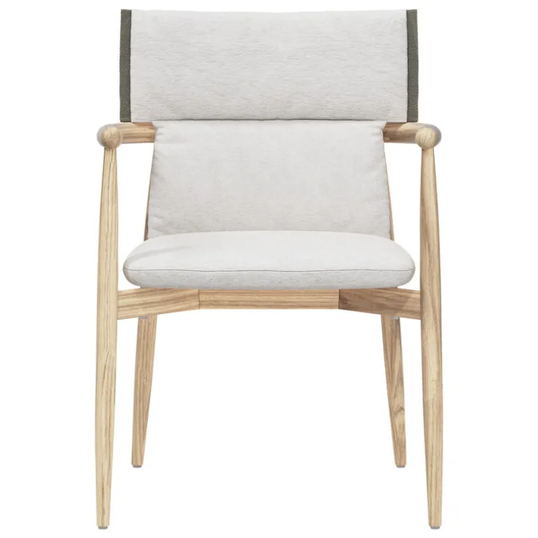 Carl Hansen & Søn Embrace E008 dining chair cushion, Agora Life Oat