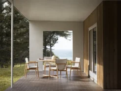 Carl Hansen & Søn Embrace E022 dining table, 110 cm, teak