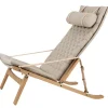 Carl Hansen & Søn FK10 Plico chair, oiled oak - natural linen