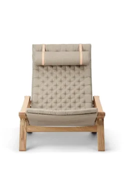 Carl Hansen & Søn FK10 Plico chair, oiled oak - natural linen
