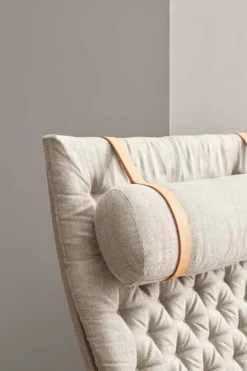 Carl Hansen & Søn FK10 Plico chair, oiled oak - natural linen