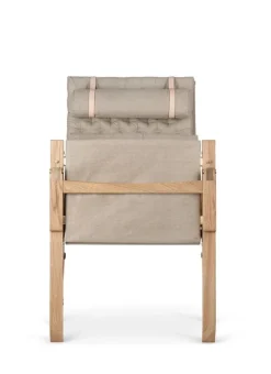 Carl Hansen & Søn FK10 Plico chair, oiled oak - natural linen