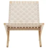 Carl Hansen & Søn MG501 Cuba lounge chair, oiled oak - natural webbing