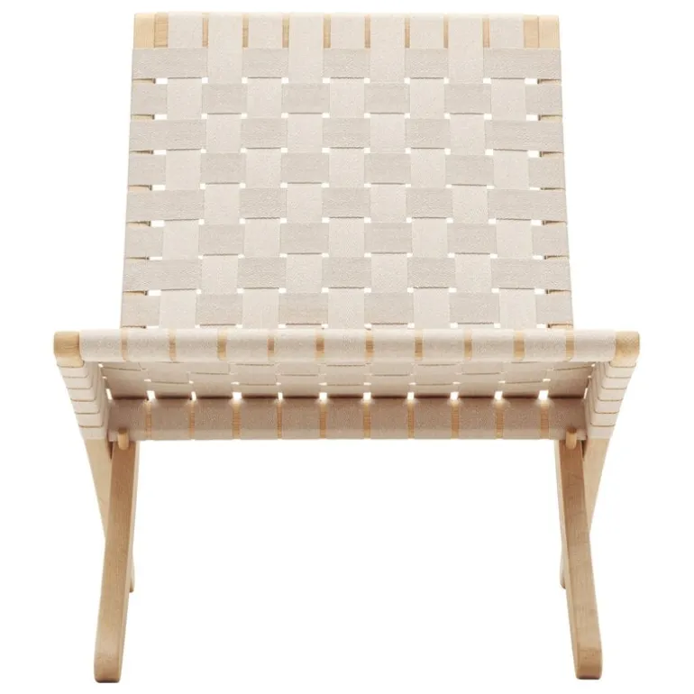 Carl Hansen & Søn MG501 Cuba lounge chair, oiled oak - natural webbing