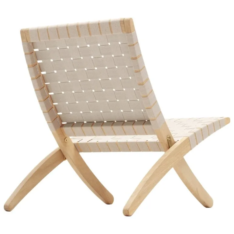 Carl Hansen & Søn MG501 Cuba lounge chair, oiled oak - natural webbing