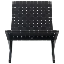 Carl Hansen & Søn MG501 Cuba lounge chair, black oak - black webbing