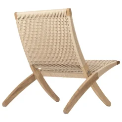 Carl Hansen & Søn MG501 Cuba lounge chair, oiled oak - natural cord