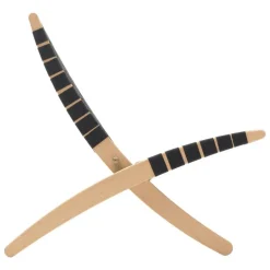 Carl Hansen & Søn MG501 Cuba lounge chair, oiled oak - black webbing