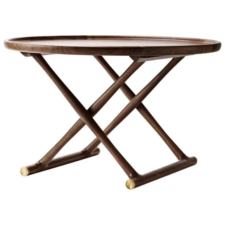 Carl Hansen & Søn ML10097 Egyptian coffee table, 85 cm, oiled walnut