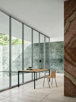 Carl Hansen & Søn PK1 chair, black steel - natural paper cord