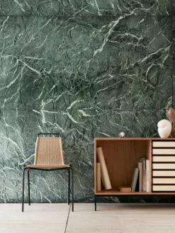 Carl Hansen & Søn PK1 chair, black steel - natural paper cord