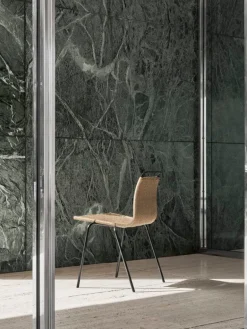 Carl Hansen & Søn PK1 chair, black steel - natural paper cord