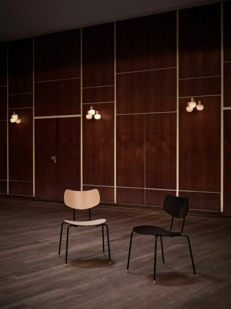 Carl Hansen & Søn VLA26T Vega chair, black - lacquered oak