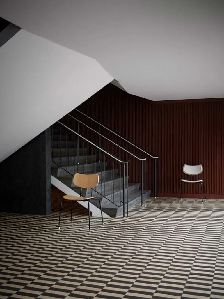 Carl Hansen & Søn VLA26T Vega chair, black - oiled oak