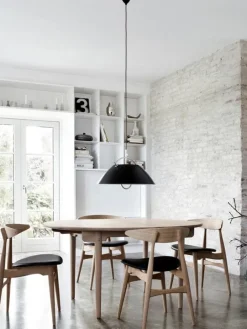 Carl Hansen & Søn Wegner pendant, black - nickel