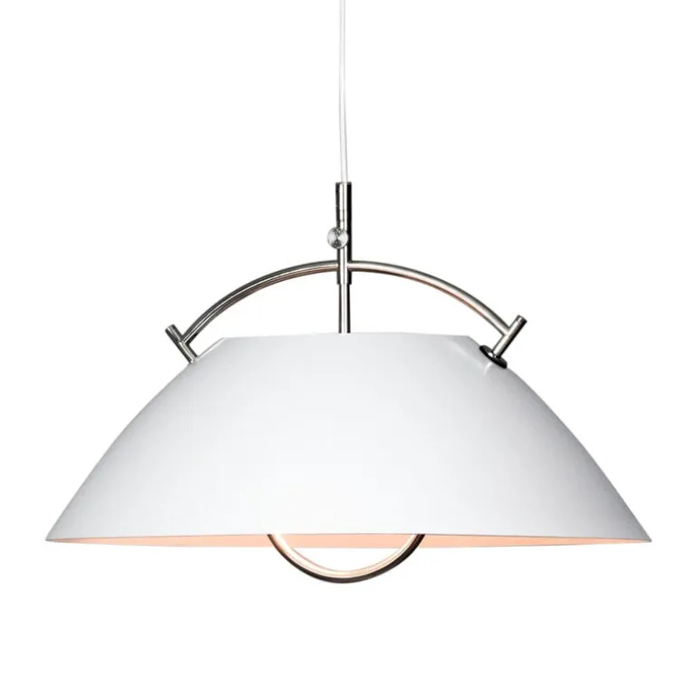 Carl Hansen & Søn Wegner pendant, white - nickel