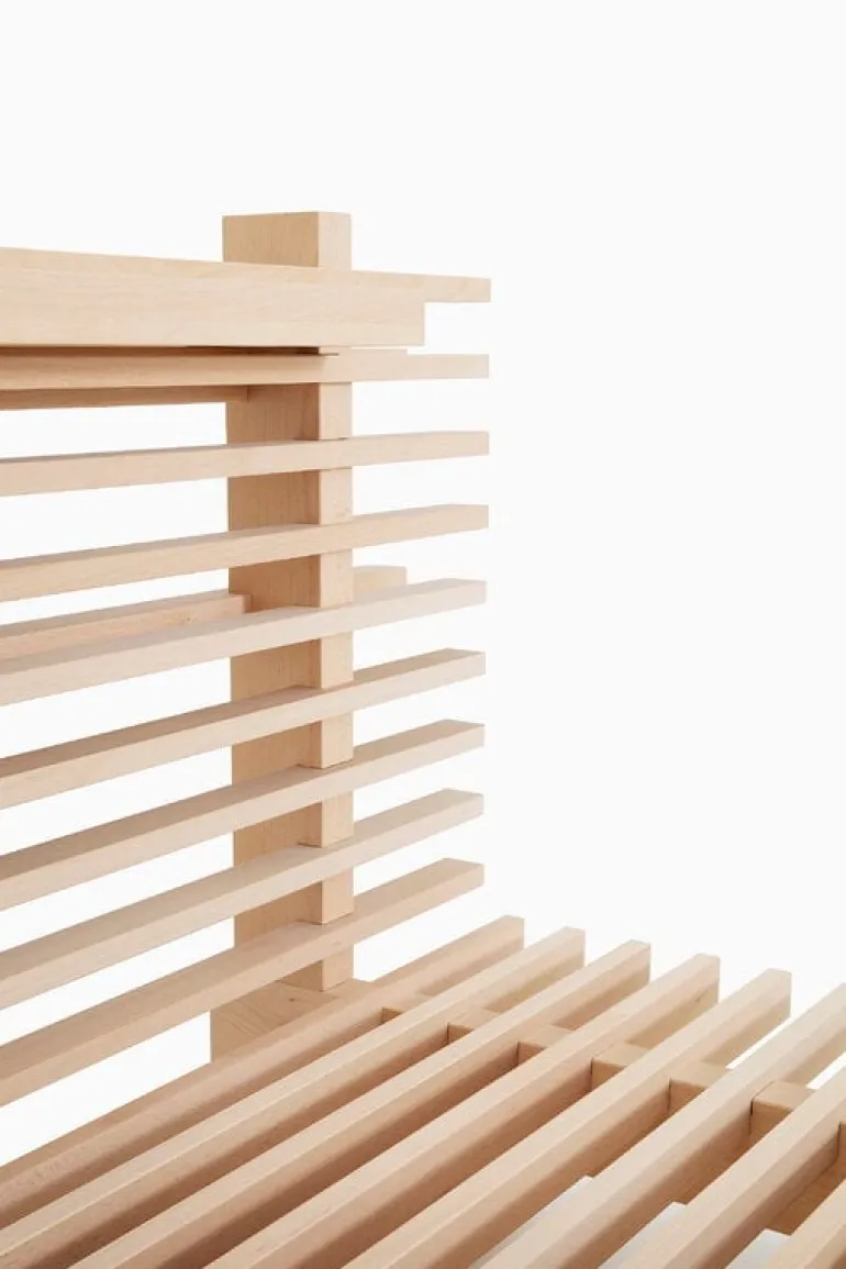 Collaboratorio Cubile 100 bed, beech