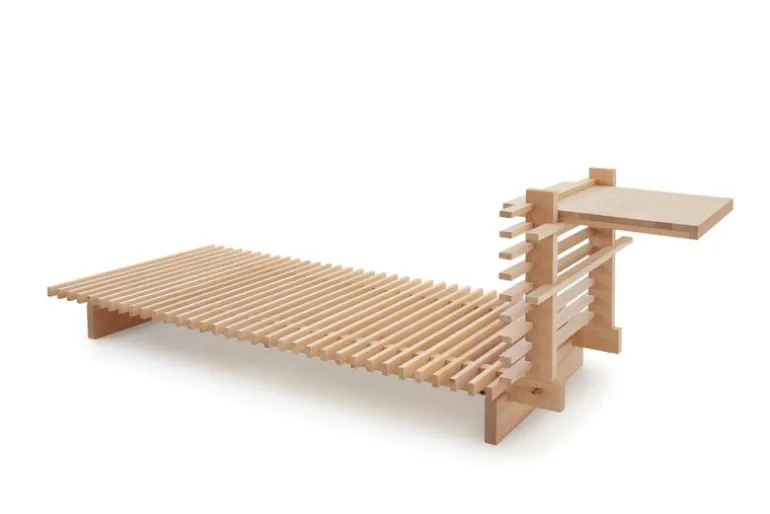 Collaboratorio Cubile 100 bed, beech