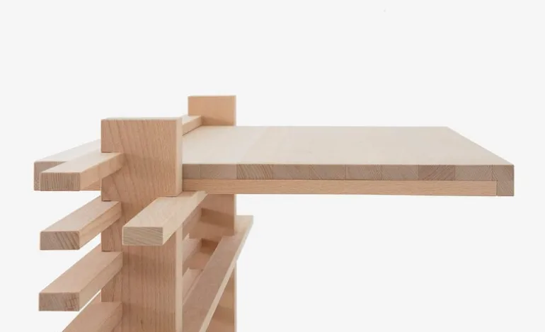 Collaboratorio Cubile 100 bed, beech