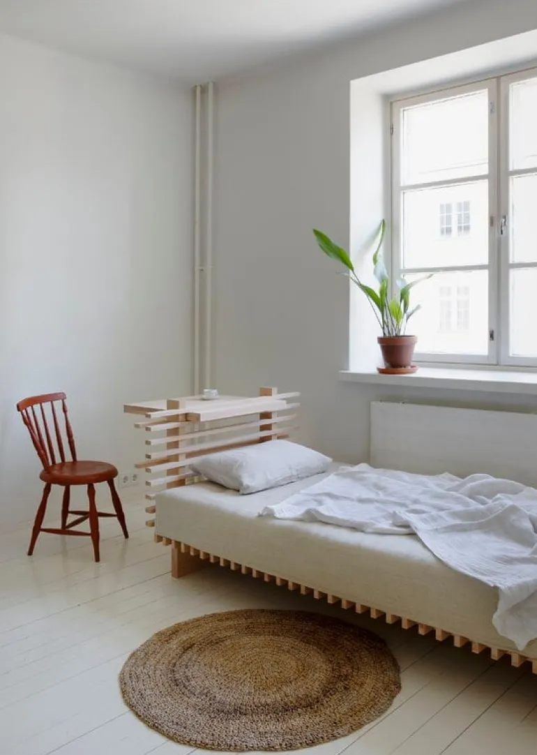 Collaboratorio Cubile 100 bed, beech