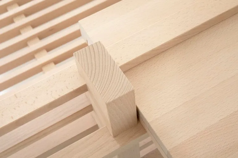 Collaboratorio Cubile 100 bed, beech