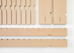 Collaboratorio Cubile 160 bed, beech