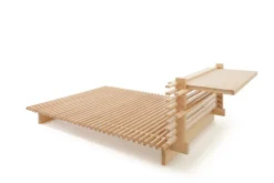 Collaboratorio Cubile 160 bed, beech