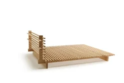 Collaboratorio Cubile 180 bed, oak