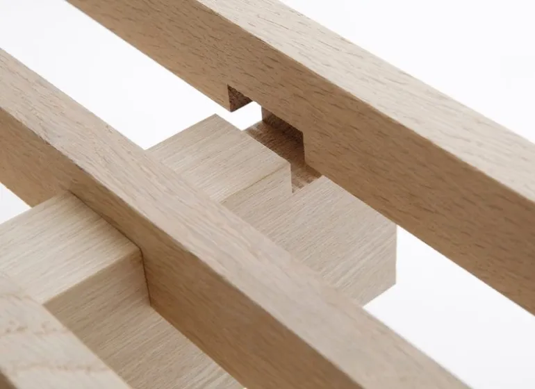 Collaboratorio Cubile 160 bed, oak