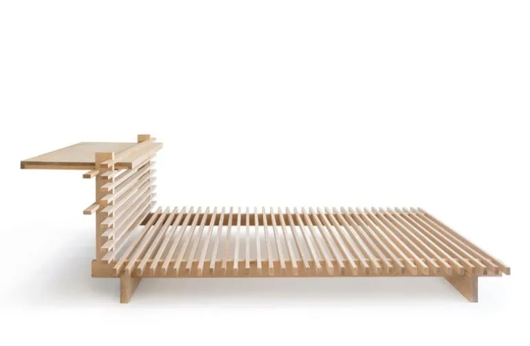 Collaboratorio Cubile 160 bed, oak