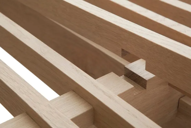 Collaboratorio Cubile 160 bed, oak