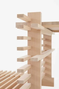 Collaboratorio Cubile 160 headboard, beech