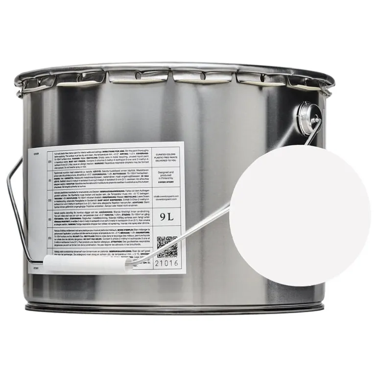 Cover Story Interior paint, 9 L, 037 MINNA - gentle all white