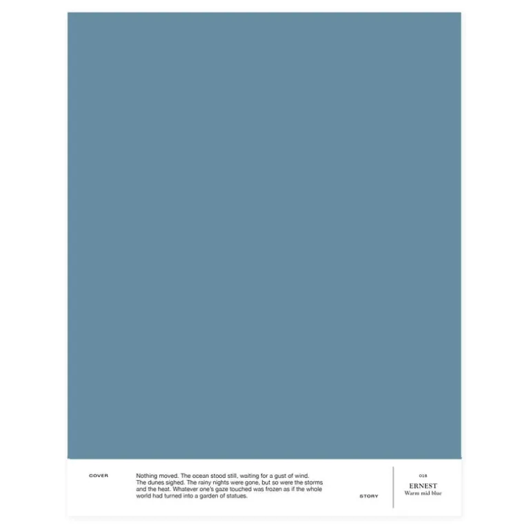 Cover Story Interior paint, 3,6 L, 018 ERNEST - warm mid blue