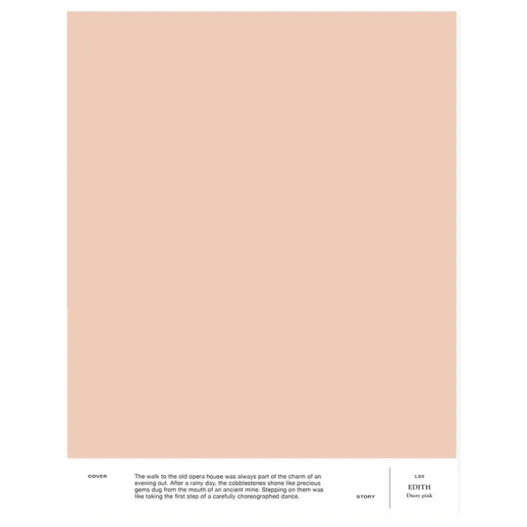 Cover Story Interior paint, 9 L, LB5 EDITH - dusty pink