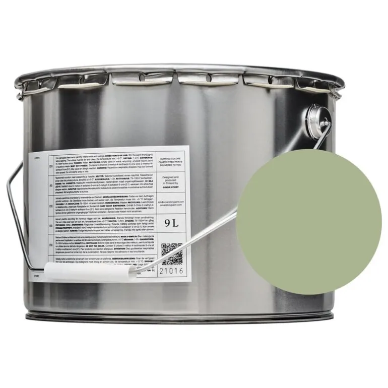 Cover Story Interior paint, 9 L, LB4 JILL - sage green