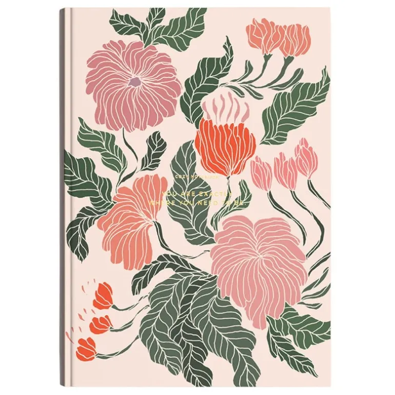 Cozy Publishing Cozy Flower notebook, peace lily