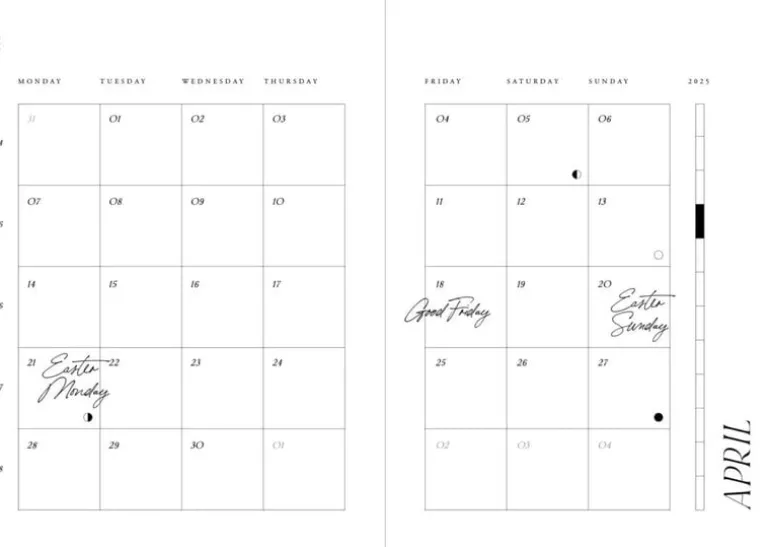 Cozy Publishing Cozy Planner 2025, green stripes