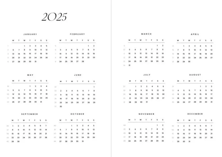 Cozy Publishing Cozy Planner 2025, green stripes