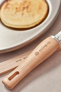 De Buyer B Bois spatula, slotted