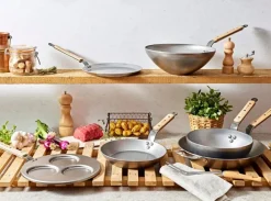 De Buyer Mineral B Bois country pan, 24 cm