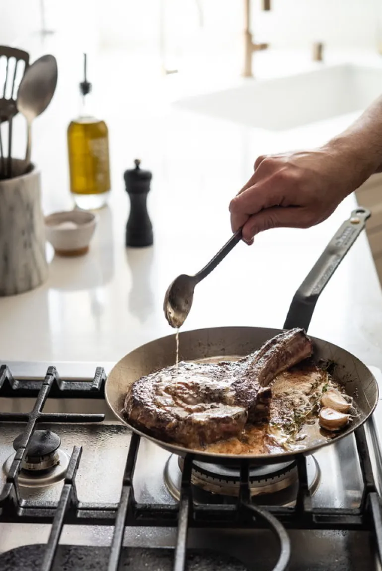 De Buyer Mineral B steak pan 28 cm