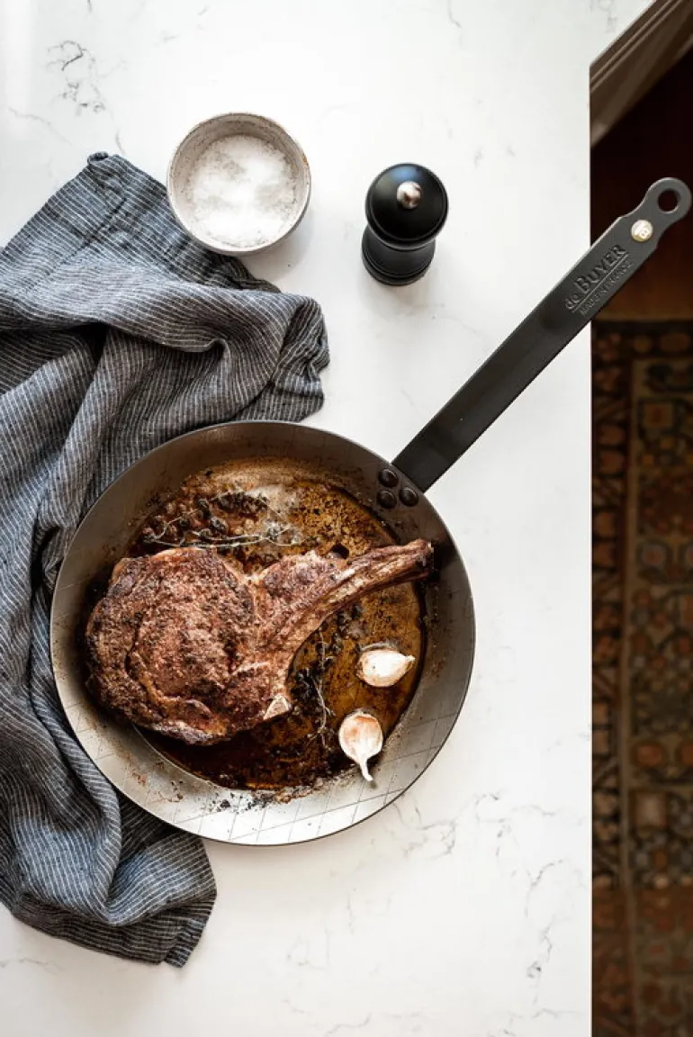De Buyer Mineral B steak pan 28 cm