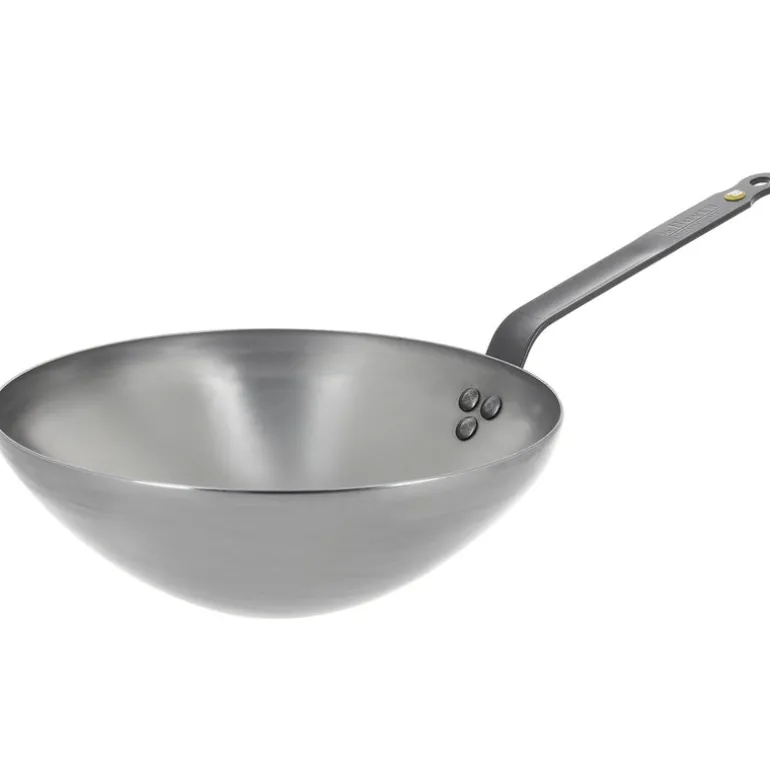 De Buyer Mineral B wok pan 28 cm