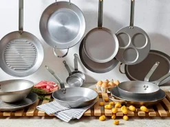 De Buyer Mineral B wok pan 28 cm