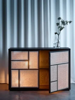 Design House Stockholm Air sideboard, oak - cane